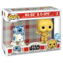 Набор Фигурок Funko POP! Star Wars Retro Reimagined R2-D2 and C-3PO (Exc) 2PK