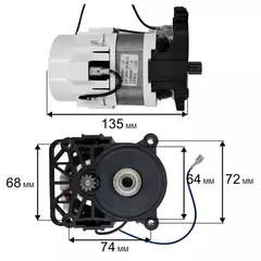 Двигатель эл. переменного тока QUATTRO ELEMENTI VERONA 150 Turbo без насоса (242-328-001)