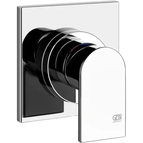 Gessi 38722#031 Gessi Emporio Via manzoni Внешние части для настенного смесителя на 1 позицию, цвет: Chrome