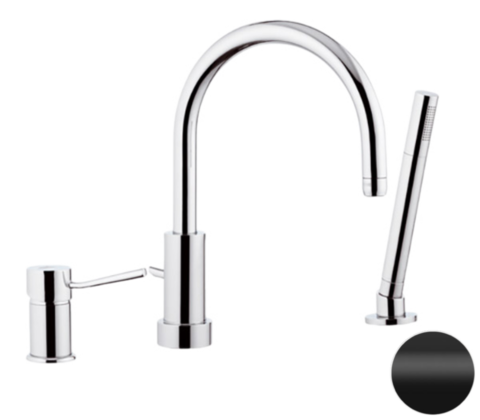 Remer N072NO Смеситель для ванны Minimal N072NO, черный матовый, шт