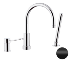 Remer N072NO Смеситель для ванны Minimal N072NO, черный матовый, шт фото
