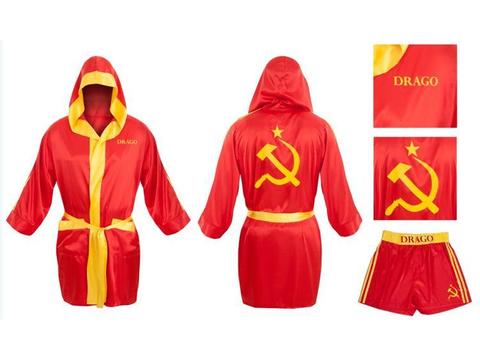 Rocky - Satin Robe and Boxer Short Set - Ivan Drago