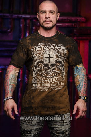 Affliction | Футболка мужская MOTOR SAINT A19558 перед