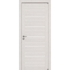 Купить Межкомнатная дверь экошпон Uberture 56001 латте остеклённая