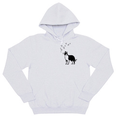 Толстовка "Колли с бабочками"