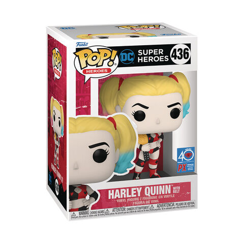 Фигурка Funko POP! DC Heroes: Harley Quinn with Belt (PX Exc) (436)