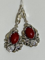 Роксолана (серьги из серебра)