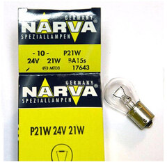 Автолампа 24V P21W (BA15s) Narva