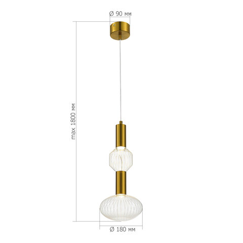 Светильник подвесной ST Luce Tacche SL6117.223.02