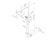 Душевая система с термостатом AM.PM Like - F0780464