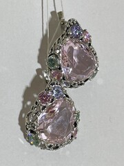 Даная (серьги из серебра)