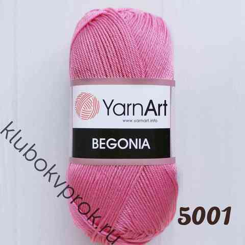 YARNART BEGONIA 5001, Яркий розовый