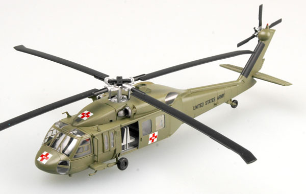 Модель Американский Вертолет UH-60 Black Hawk масштаб 1:72