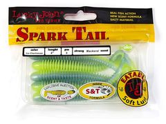 Мягкая съедобная приманка LJ Pro Series Spark Tail 4,0 in (101 мм), цвет T57, 5 шт