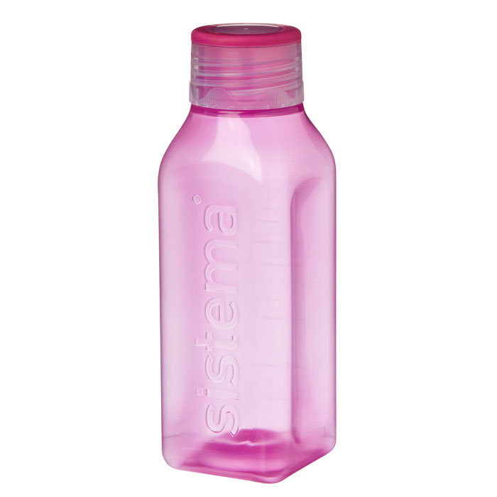 Бутылка для воды Sistema "Hydrate" 475  мл, цвет Розовый