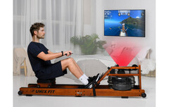 Гребной тренажер UnixFit Wood Rower Dark RM9000PDW