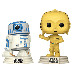 Набор Фигурок Funko POP! Star Wars Retro Reimagined R2-D2 and C-3PO (Exc) 2PK