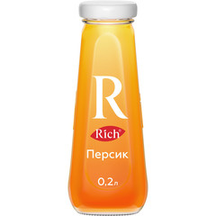 Сок Rich персиковый 0.2 л (12 штук в упаковке)