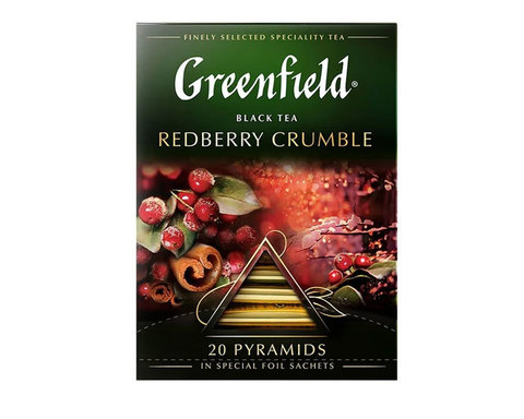 купить Чай черный в пирамидках Greenfield Redberry Crumble, 20 пак/уп