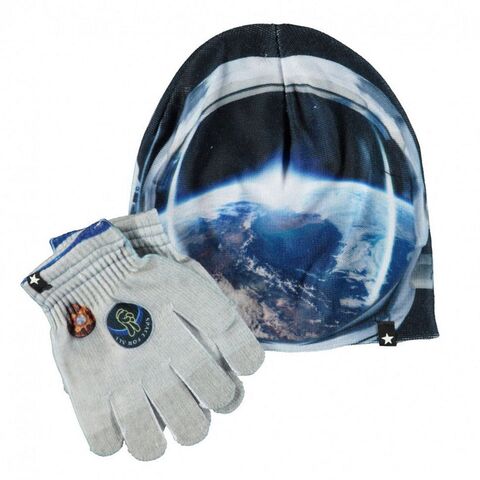 Комплект Molo шапка и перчатки Kaya Space