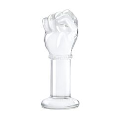 Стеклянный плаг в форме сжатой в кулак руки 5’’ Glass Fist Butt Plug - 13 см. - 