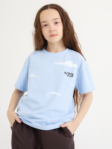 Футболка Cloud, голубая