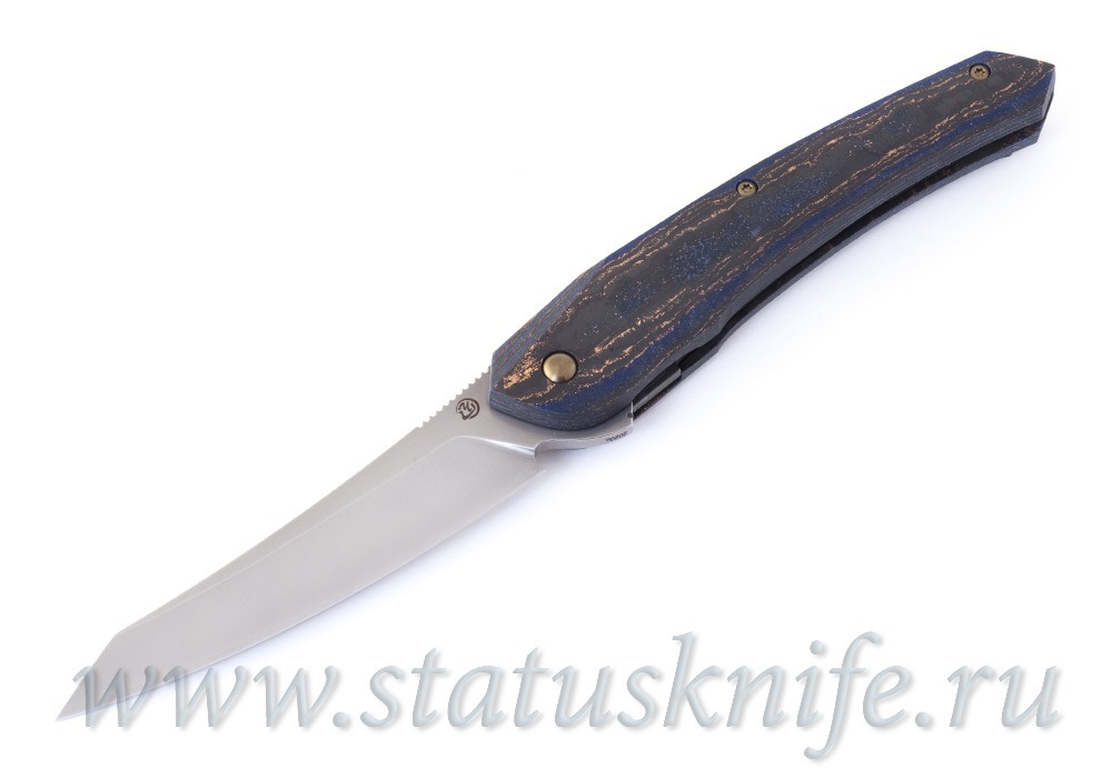 Нож Чебуркова Кобра Cobra vanadis 8 Carboquartz Blue