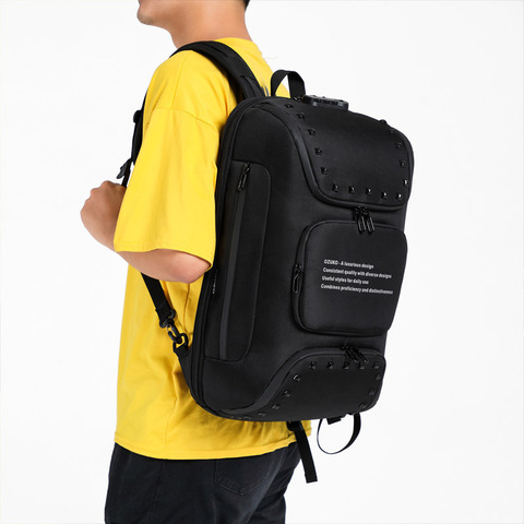 Картинка рюкзак городской Ozuko 9284 Orange - 10