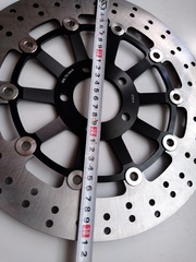 Диск тормозной передний на Kawasaki ZX7R NINJA, ZRX R / ZRX S / ZRX, черный