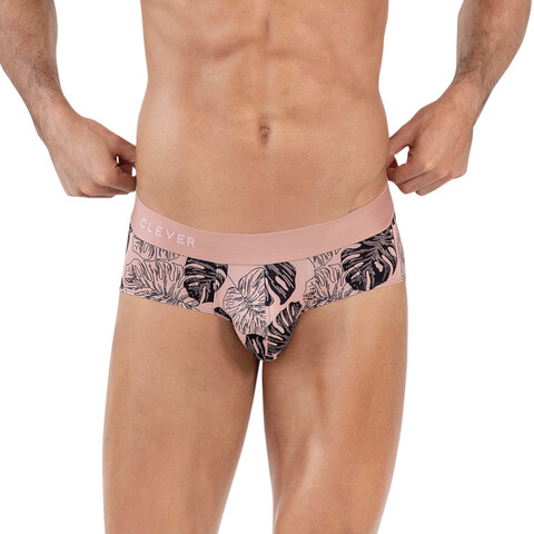 Мужские трусы брифы розовые с принтом Clever PACIF CLASSIC BRIEF 163606