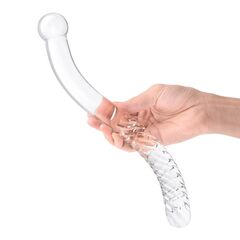 Стеклянный фаллоимитатор 11’’ Glass Pelvic Wand Double Ended - 28 см. - 