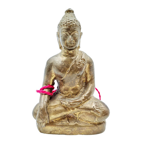 Миниатюрная старинная статуэтка Будды Шакьямуни. Бронза, ручная работа. Бирма. Нач. ХХ в.