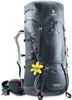 Картинка рюкзак туристический Deuter Aircontact Lite 60+10 SL Graphite-Black - 1