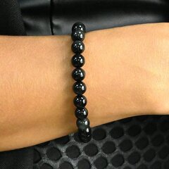 Обсидиан иризирующий браслет шарик 8 мм