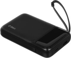 Внешний аккумулятор TTEC ReCharger Pro LCD 10.000mAh PD 22.5W USB-A/USB-C with Lightning/USB-C Built-in Cable Powerbank со встроенным кабелем, черный