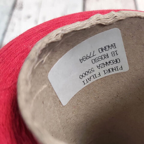 Креповый хлопок PINORI FILATI ORGANZA 5500 красный