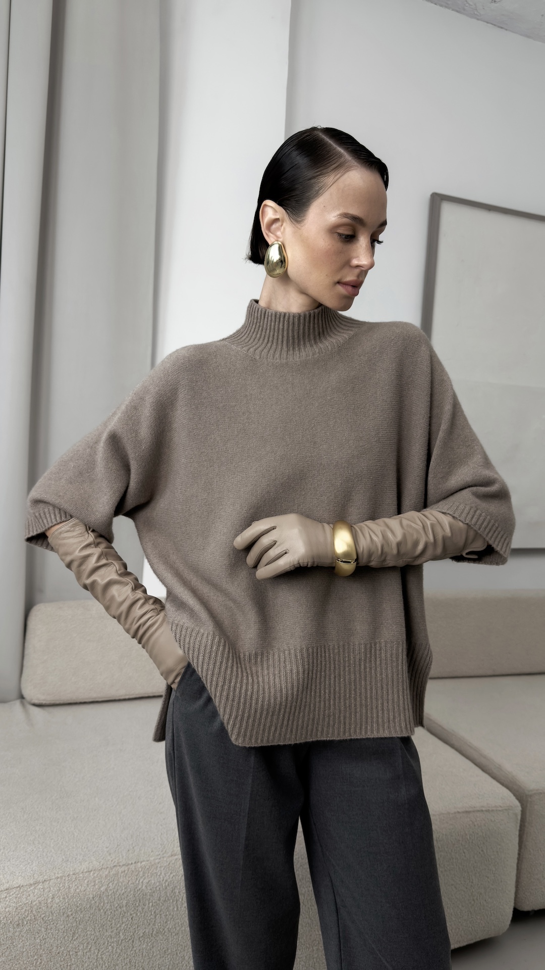 Матовый браслет неправильной формы