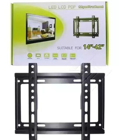 Кронштейн LED LCD PDP 14-43 дюймов для телевизора , настенный, для монитора, крепление для телевизора на стену, для ТВ, черный.