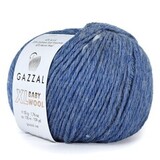 Пряжа Gazzal Baby Wool XL 844 темный джинс