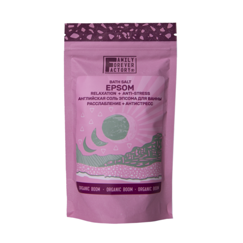 Organic Boom Соль Английская Эпсома для ванны 