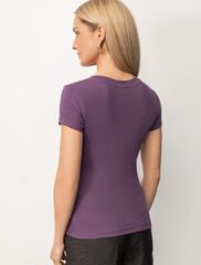 Футболка из плотного трикотажа с плетением риб 1*1  D49.126 (130387)