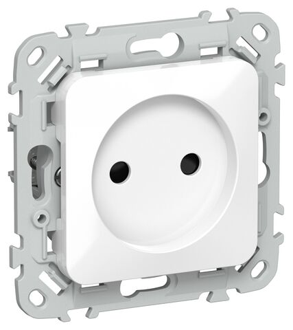 FLITE Роз. без з/к с з/ш б/к 10А РСш01-1-ФлБ бел. IEK