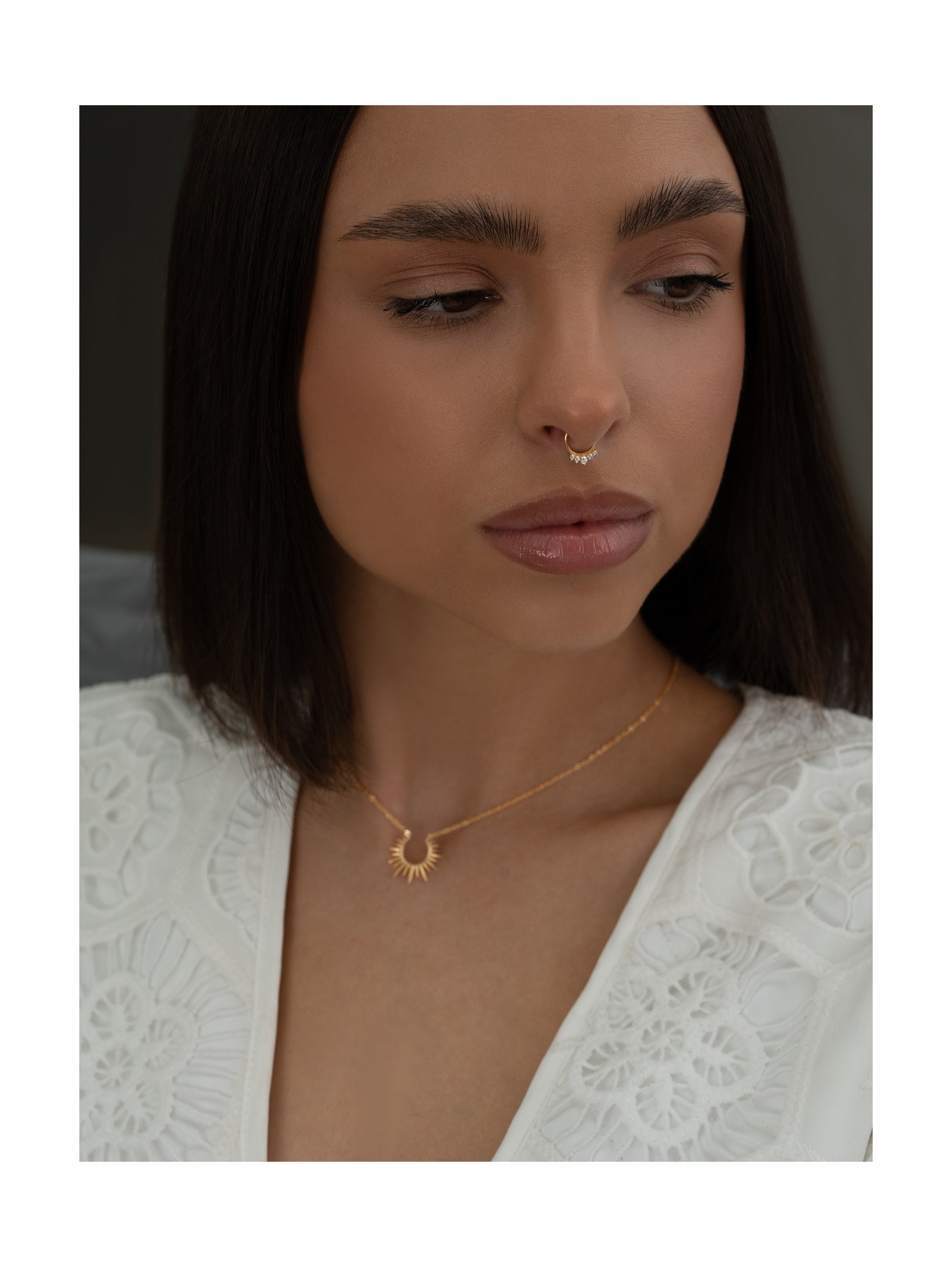 Кафф для носа Узор (Золочение)