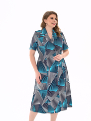 4536 Халат на пуговицах