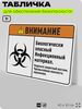 Табличка для обеспечения безопасности 