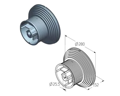 ALUTECH Барабан, CD164H