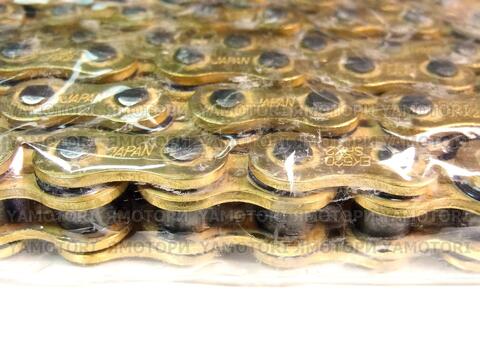 Мото цепь мотоцепь EK Chain 520SRX2 золотая 118 звеньев