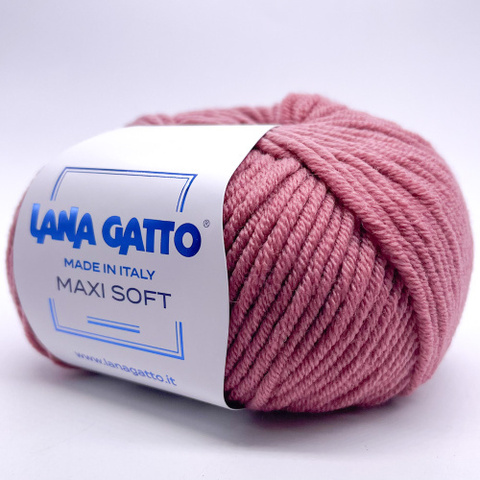 Пряжа Lana Gatto Maxi Soft 14445 ягодный сорбет