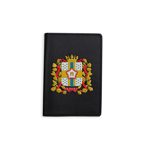 Обложка на паспорт "Герб Омской области", черная