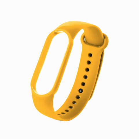 Силиконовый ремешок Silicon Loop для Xiaomi Mi Band 7 (Желтый / Yellow)